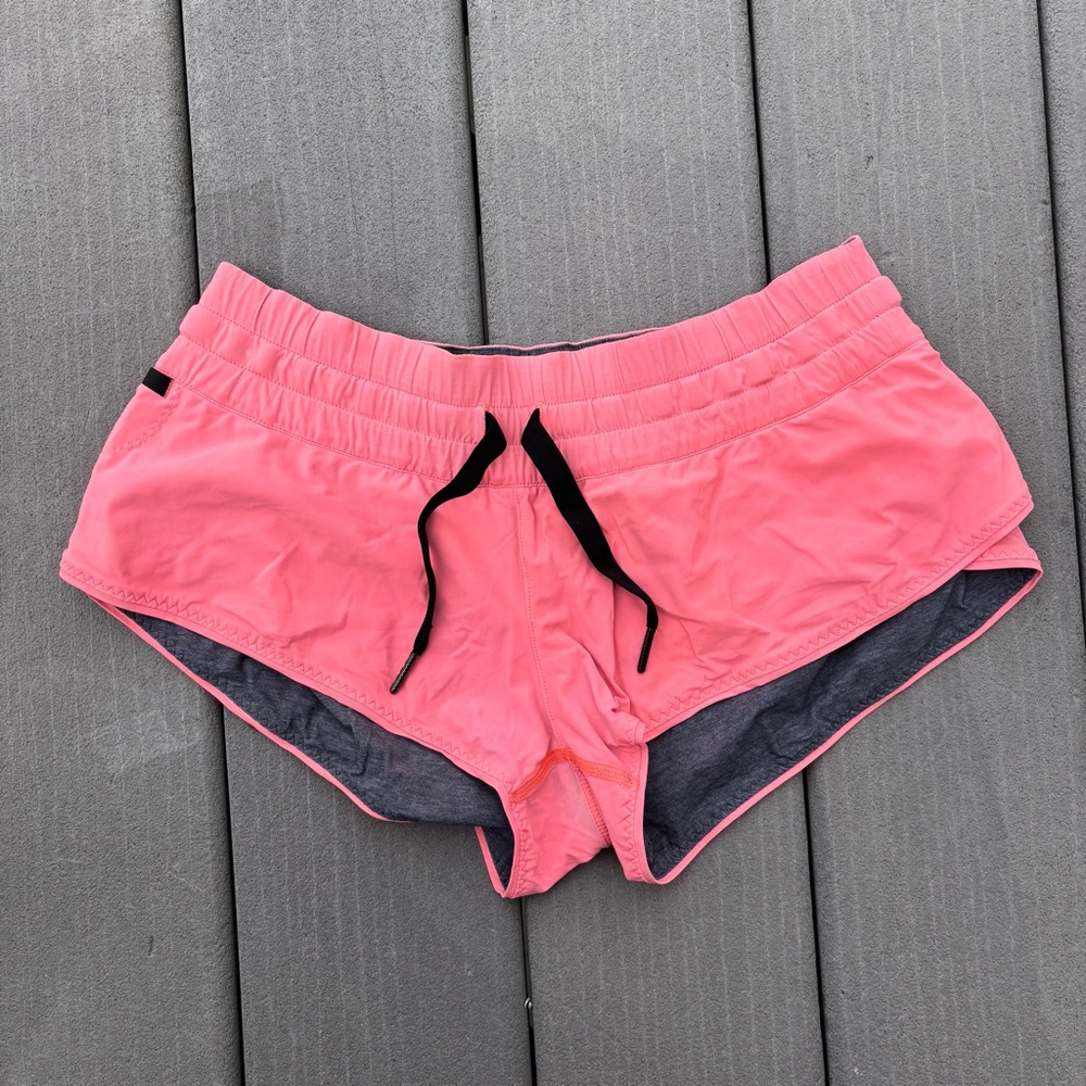 Pink & Gray Reversible Lululemon Shorts